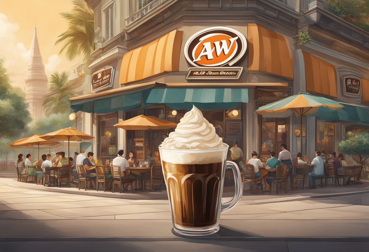 A&W Singapore: iconic root beer float, vintage decor, bustling atmosphere, and nostalgic vibes