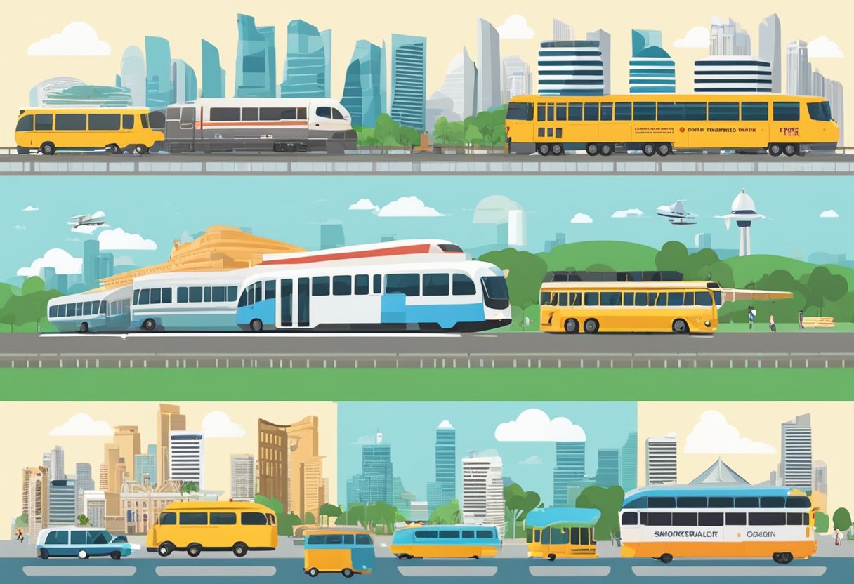 Tourist passes being used on Singapore's iconic landmarks and transportation