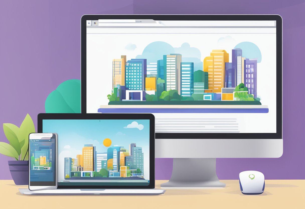 A computer screen showing the MyICA Singapore website, with a mouse cursor clicking on the "Getting Started" tab