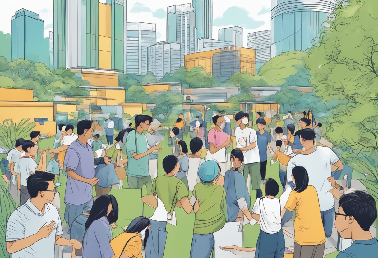 People in Singapore actively engage in supporting non-profit organizations, through volunteering, fundraising, and advocacy. Community members come together to make a positive impact