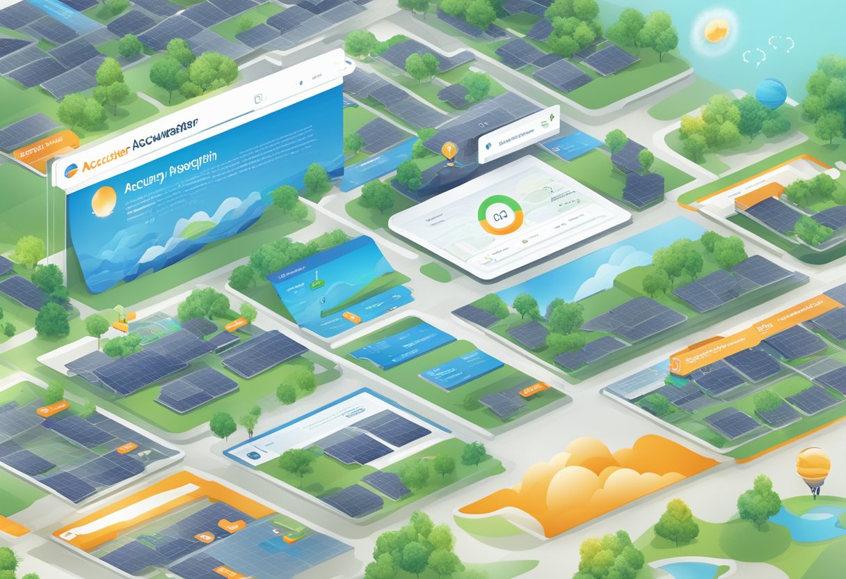 Accuweather Singapore's FAQ page with logo, clear navigation, and search bar