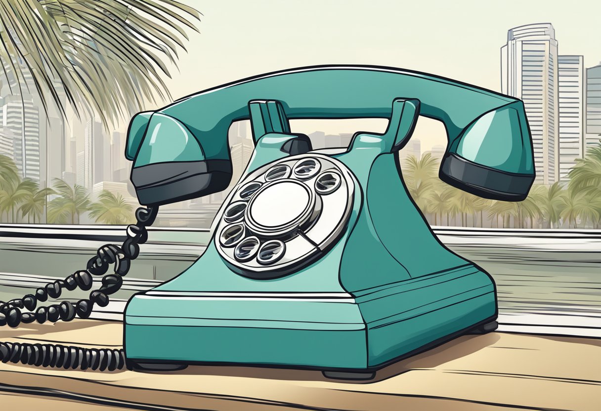 A ringing phone in Singapore