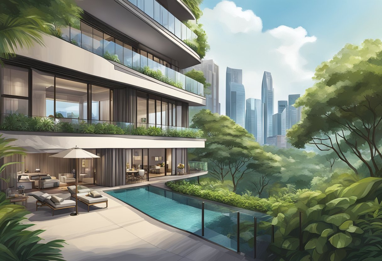 The Capella Hotel in Singapore features luxurious accommodations with stunning views of the city skyline and lush greenery