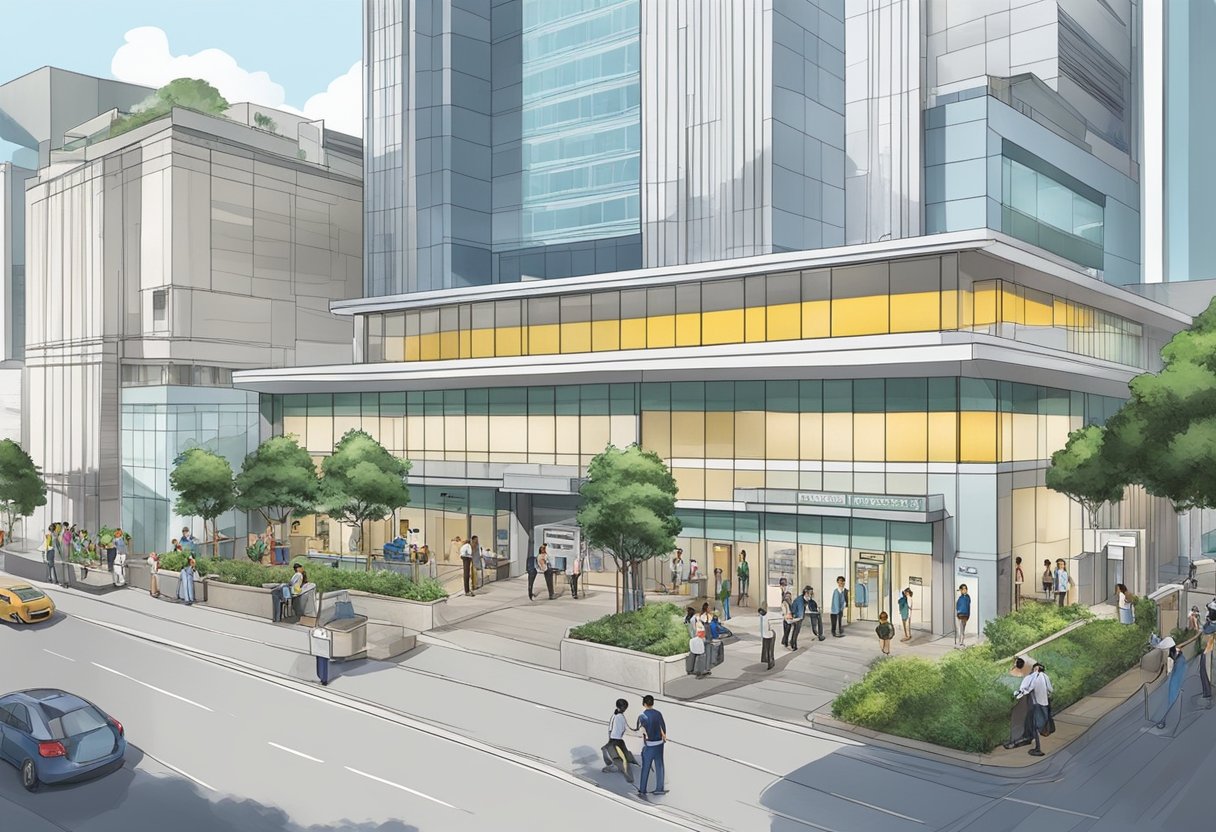 The Ministry of Manpower services centre on Bendemeer Road, Singapore, bustles with activity and operations