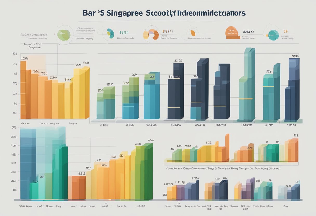 A bar graph showing Singapore's socioeconomic indicators by age group