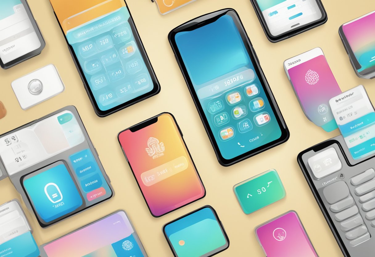 A phone with the Singapore country code (+65) displayed prominently on the screen