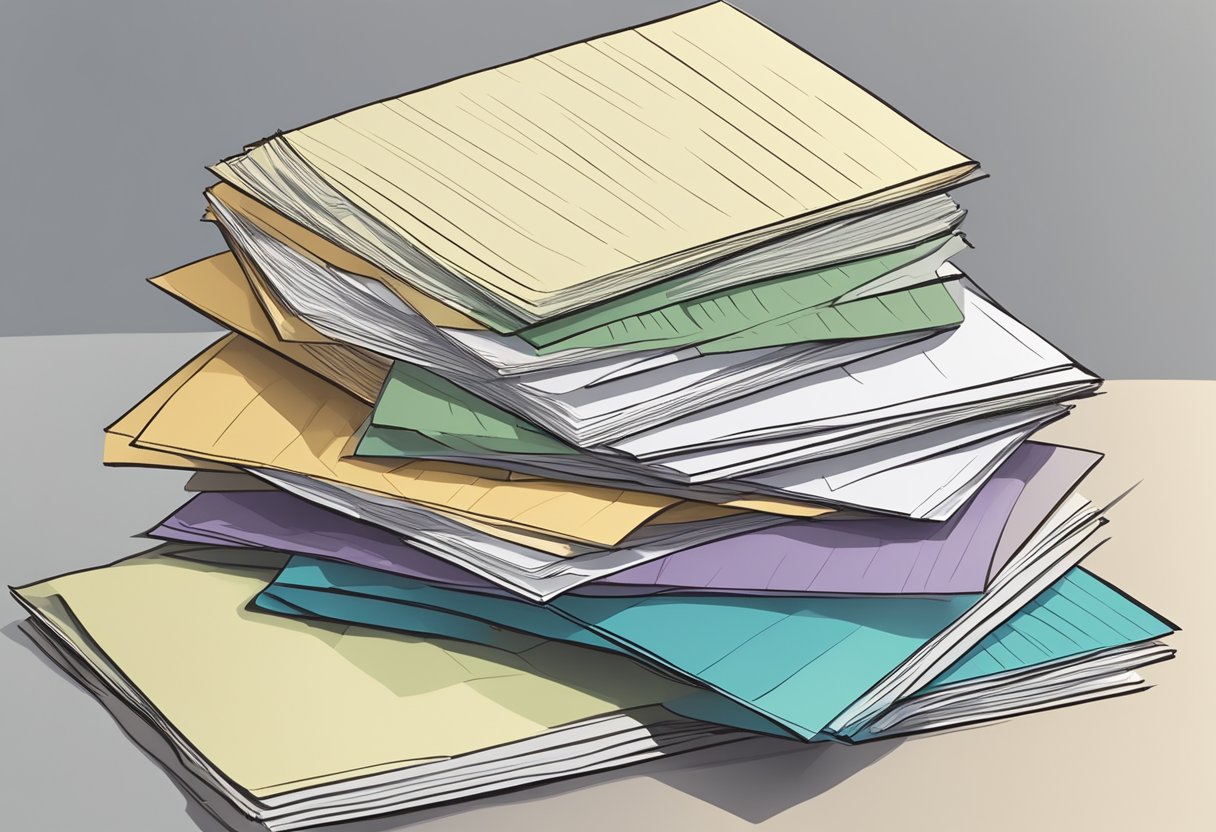 A stack of FAQ papers with "Yin Ji Singapore" prominently displayed on top