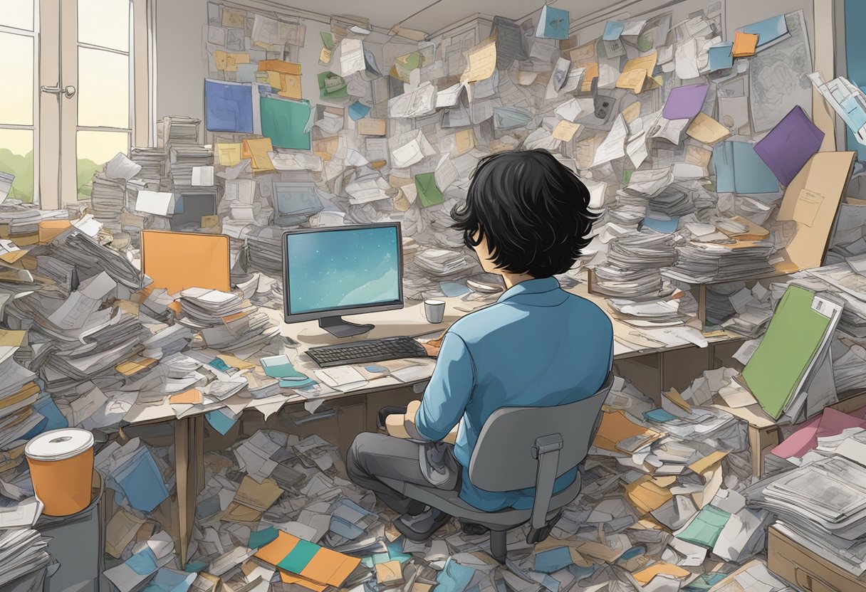Amos Yee's controversial background: a cluttered room with torn posters and a computer displaying divisive content