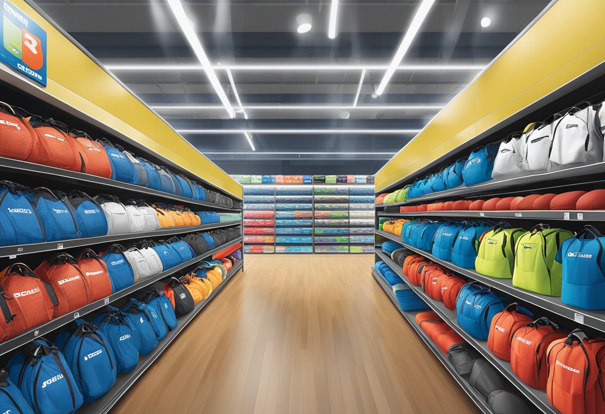 A wide array of affordable sports products fills Decathlon Singapore's shelves