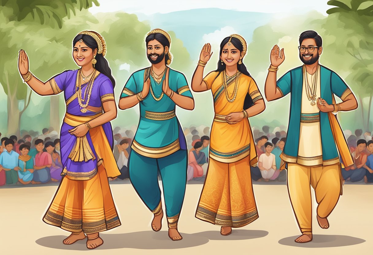 Members engaging in cultural performances, teaching traditional dances, and organizing community events at the Singapore Indian Association