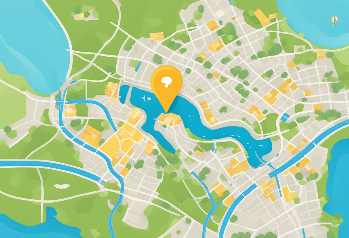 A map of Singapore and Hat Yai with a question mark hovering between them