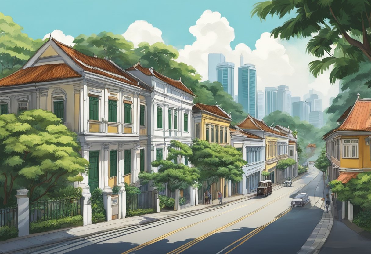 Ridout Road winds through historic Singapore, lined with colonial-era buildings and lush greenery. Its significance lies in its connection to the city's past as a hub for British colonial administration