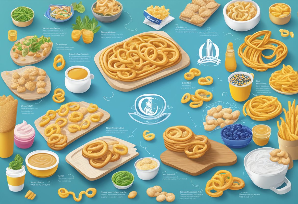 Auntie Anne's Singapore FAQ board with logo, text, and illustrations