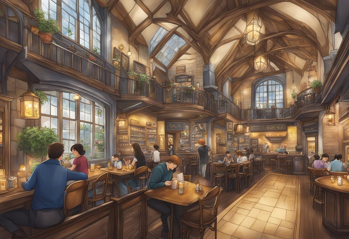 The Harry Potter cafe in Singapore buzzes with eager customers, as the enchanting decor and themed menu items transport visitors into the magical world of the beloved book series