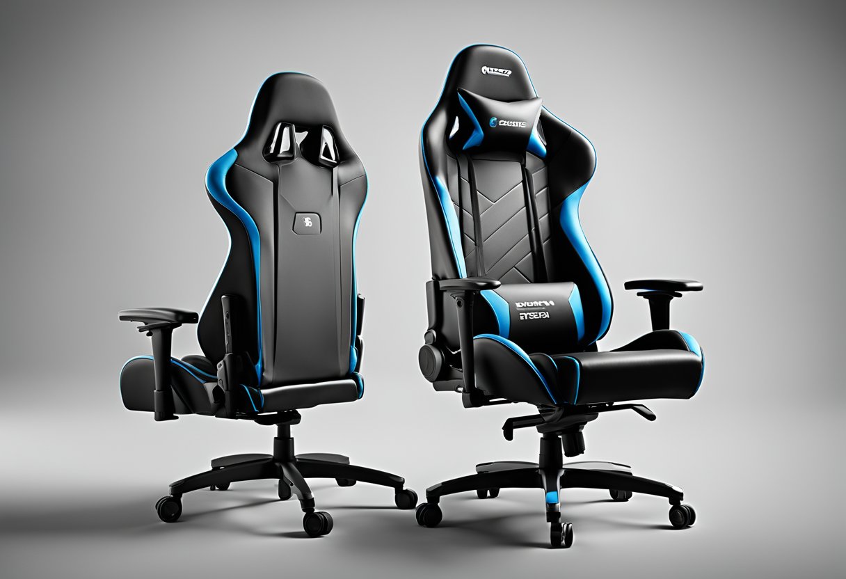 A comfortable gaming chair with ergonomic design, lumbar support, and adjustable features. Perfect for long gaming sessions