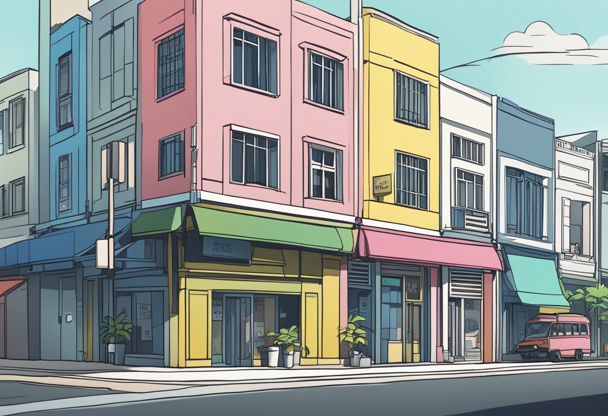 Empty streets and closed businesses, with a looming shadow of the Omicron variant in Singapore
