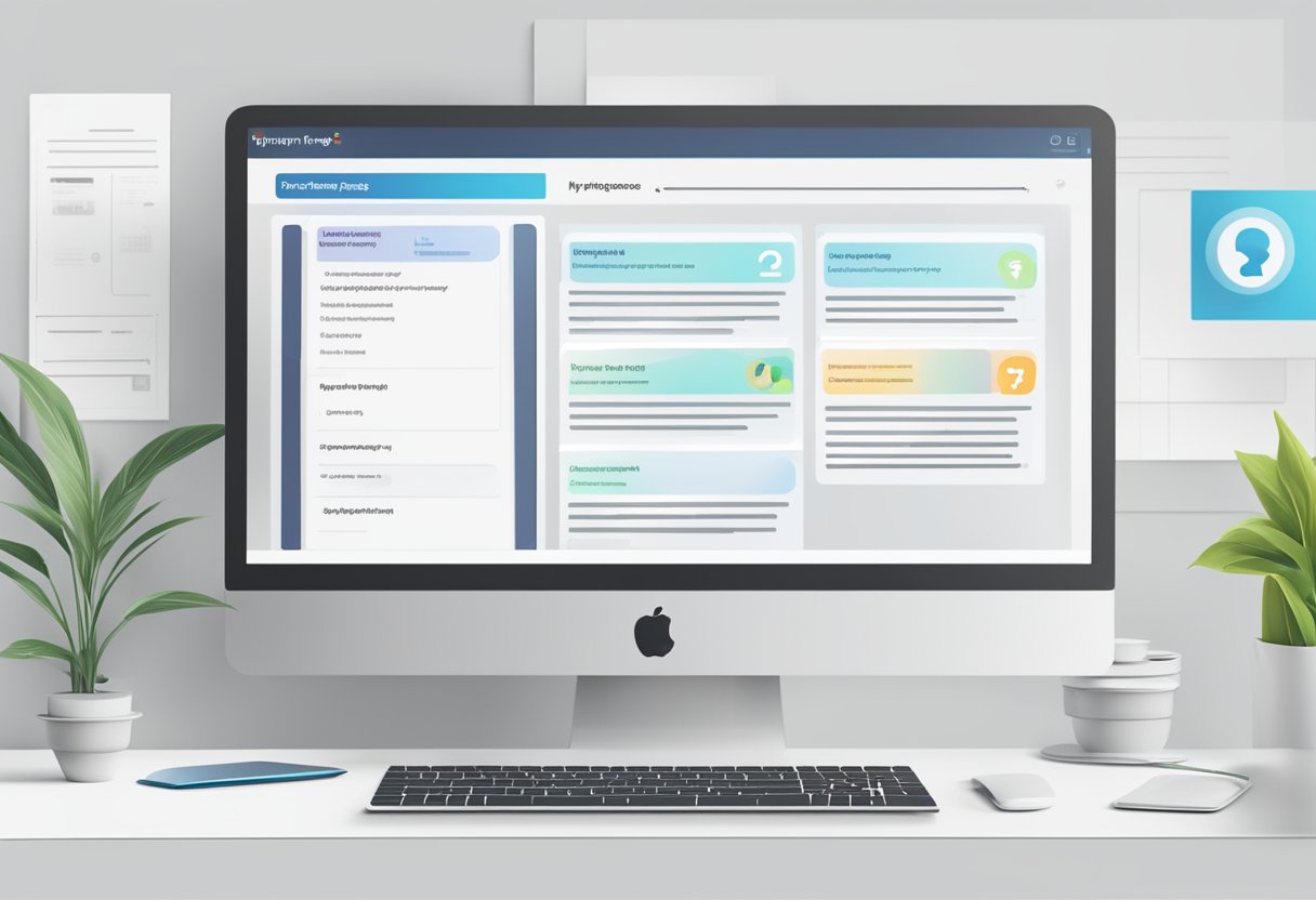 A computer screen displaying the "Frequently Asked Questions" page of MyInfo Singapore, with clear and organized sections