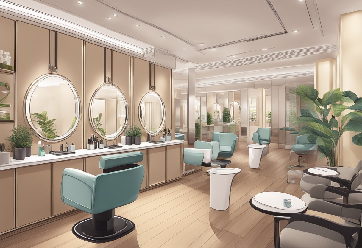 A serene beauty and personal care salon nestled in the heart of Singapore's Beauty World Centre, with a welcoming and inviting atmosphere