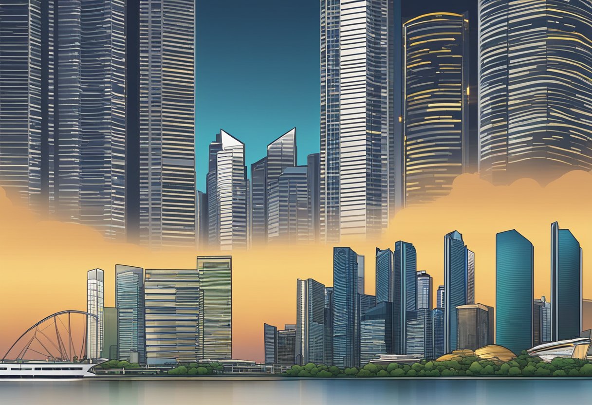 A Singapore Government Securities logo is displayed with the Singapore skyline in the background