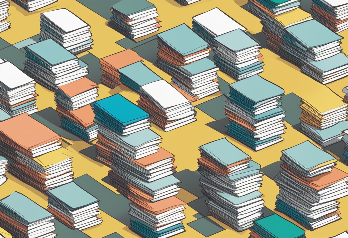 A stack of university ranking lists from Singapore, with a question mark hovering above them