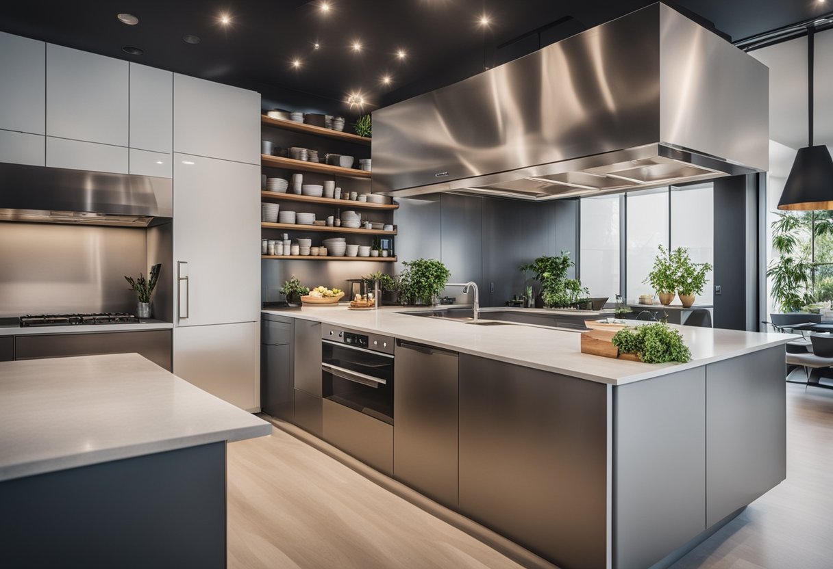 A clean kitchen with natural solutions, no grease or odors