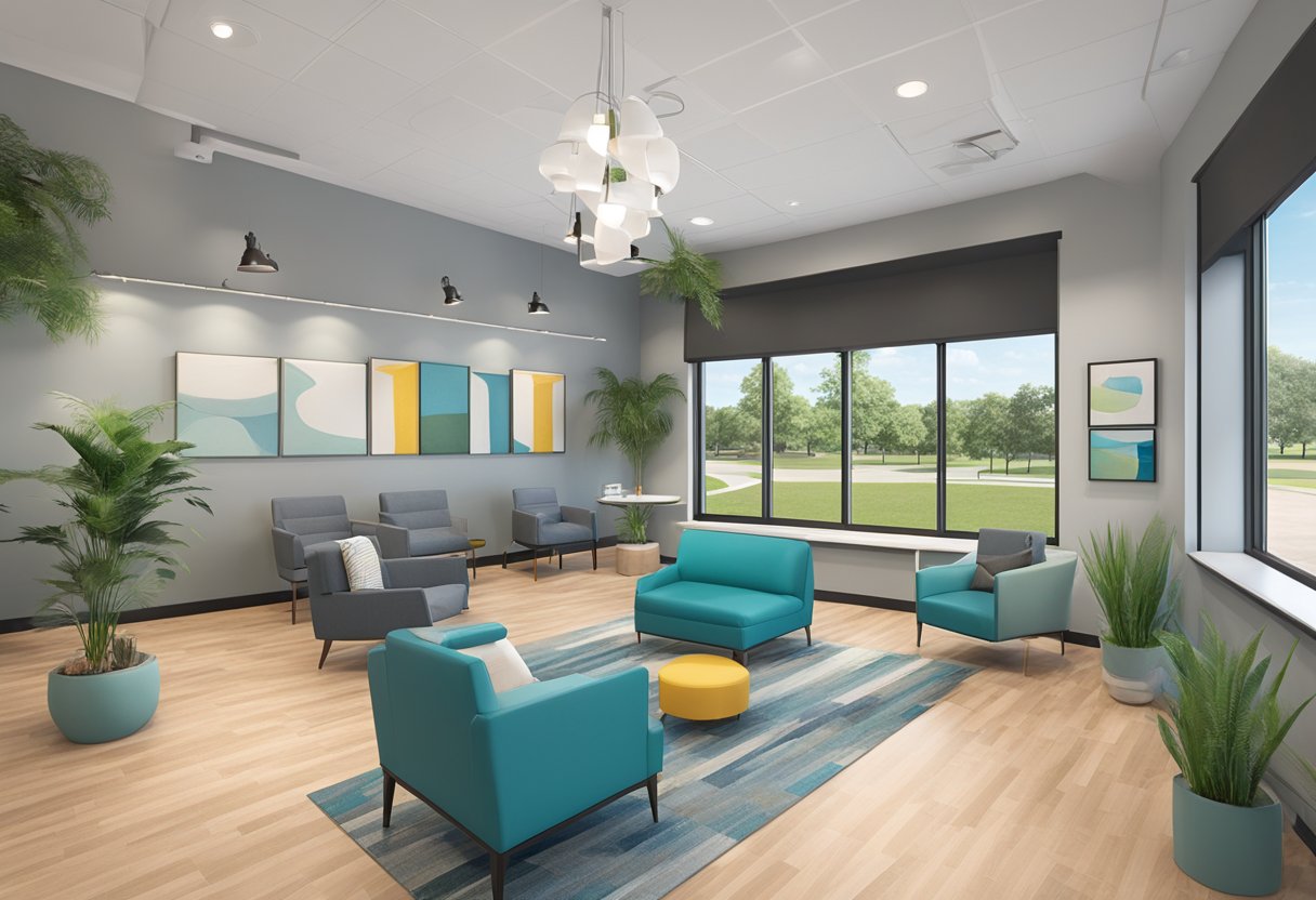 The office tour at Celebrate Dental Austin features modern decor, comfortable waiting area, and state-of-the-art dental equipment