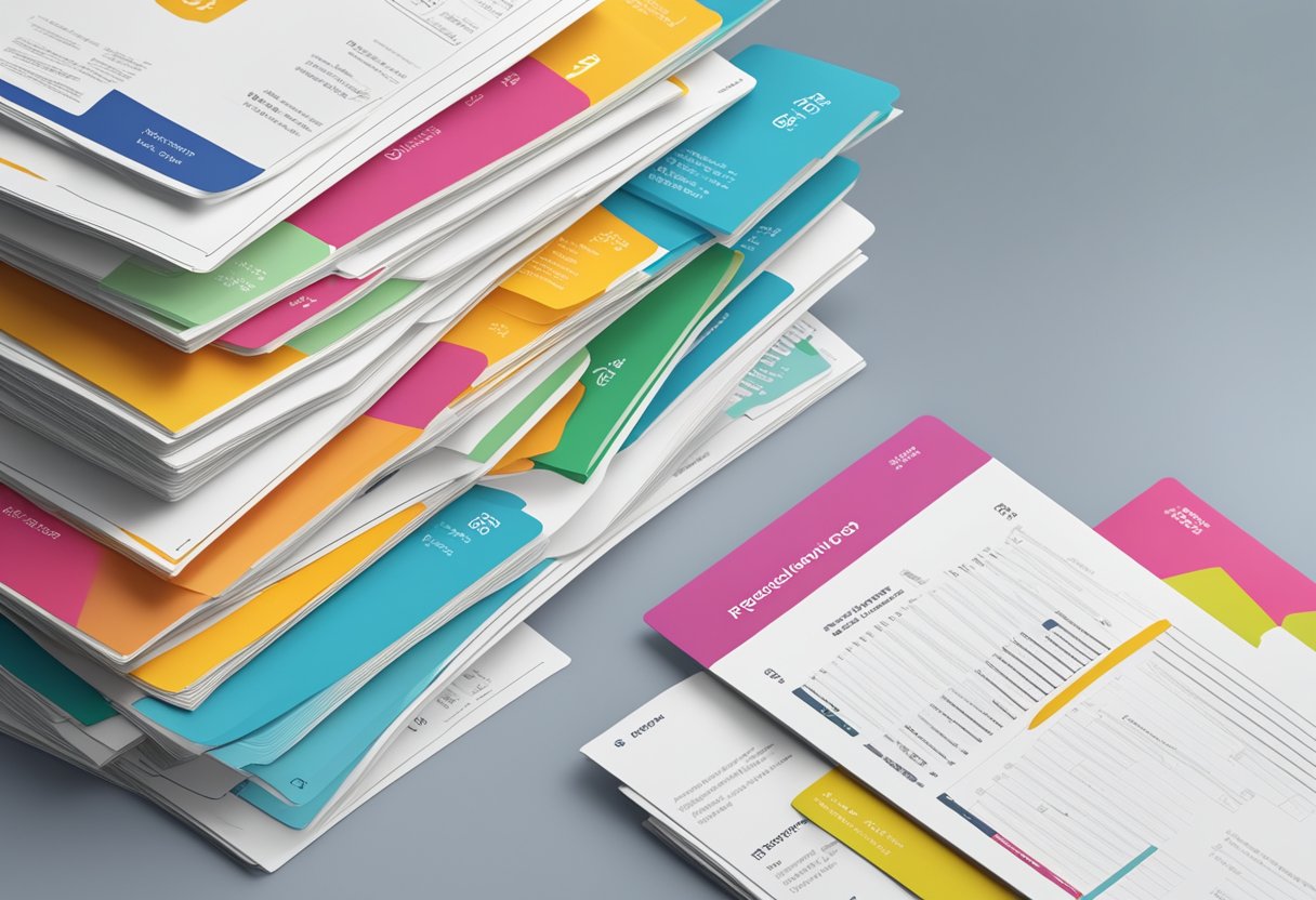 A stack of FAQ documents with "Frequently Asked Questions gep singapore" printed on top
