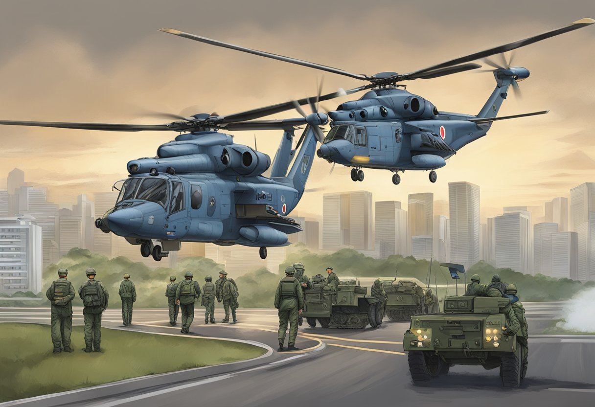 The Operations and Engagements chief oversees defense force operations in Singapore