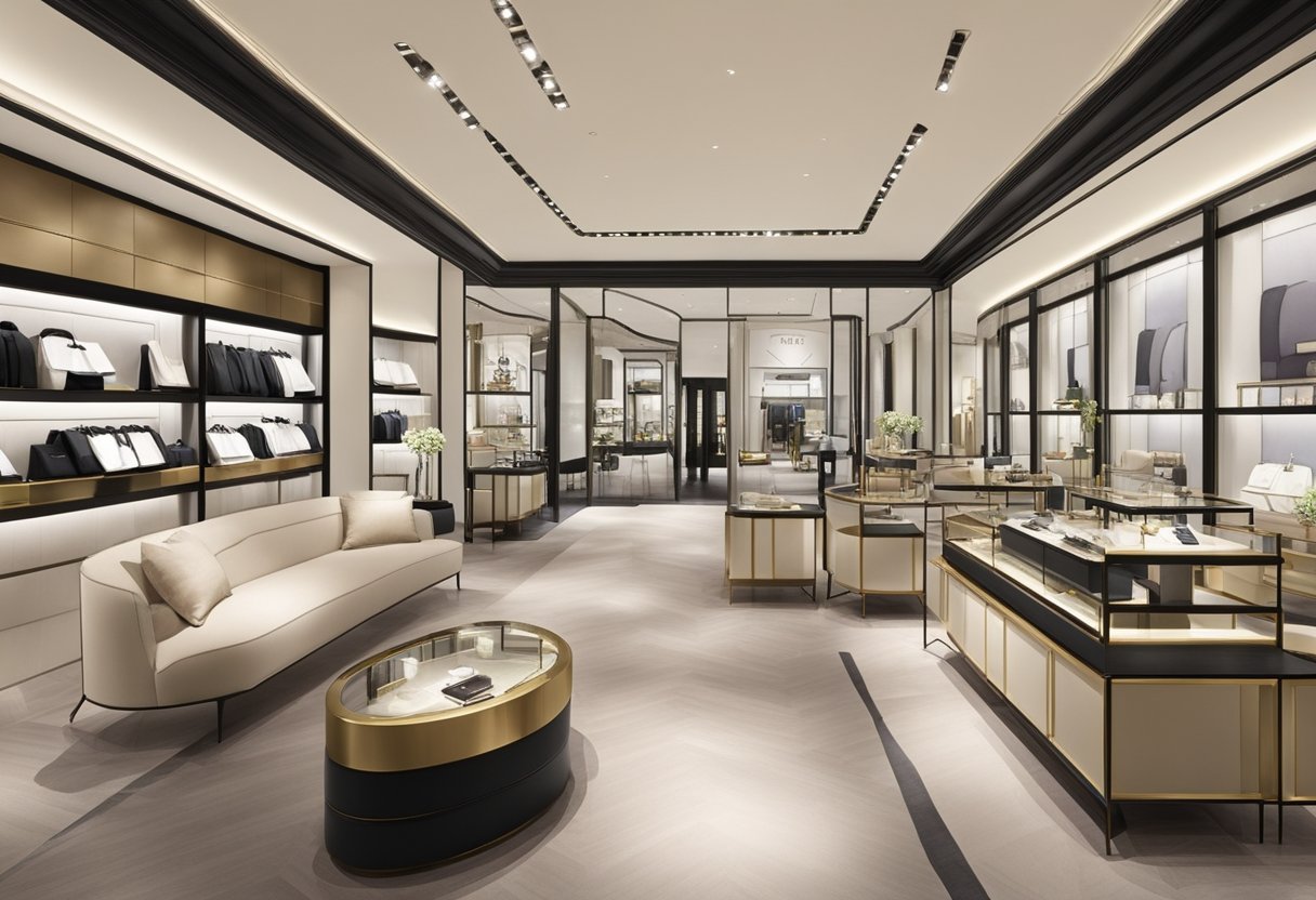 The Delvaux Singapore store is elegantly designed with luxurious furnishings and attentive customer service staff. The ambiance exudes sophistication and exclusivity