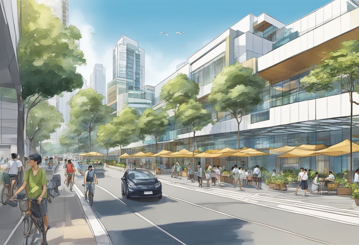 The bustling street of Sophia Road, Peace Centre in Singapore, showcases modern development and amenities