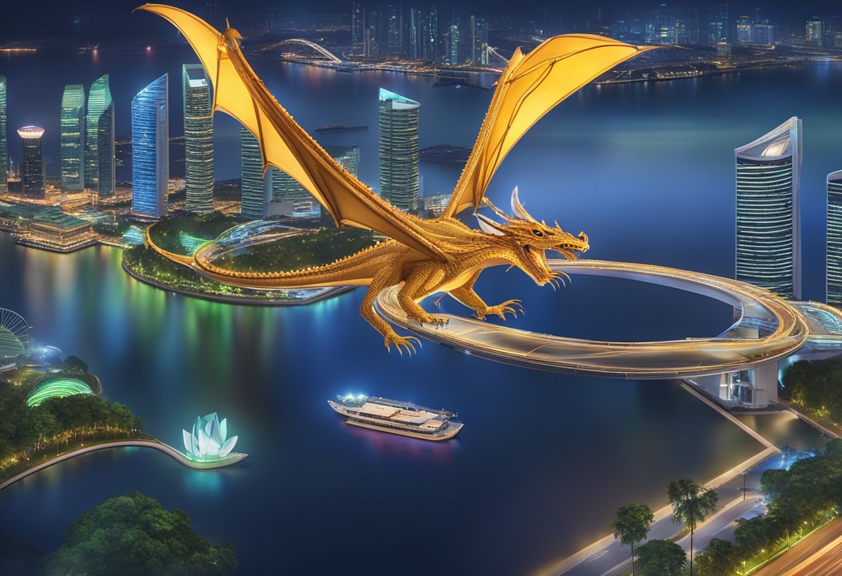 Dragon Drone Show Singapore A Spectacular Display of Technology and