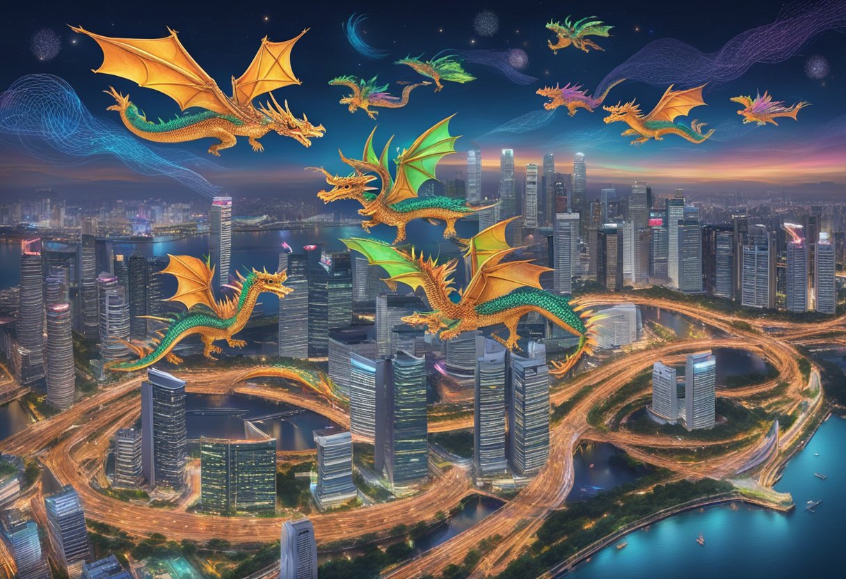 Dragon Drone Show Singapore A Spectacular Display of Technology and