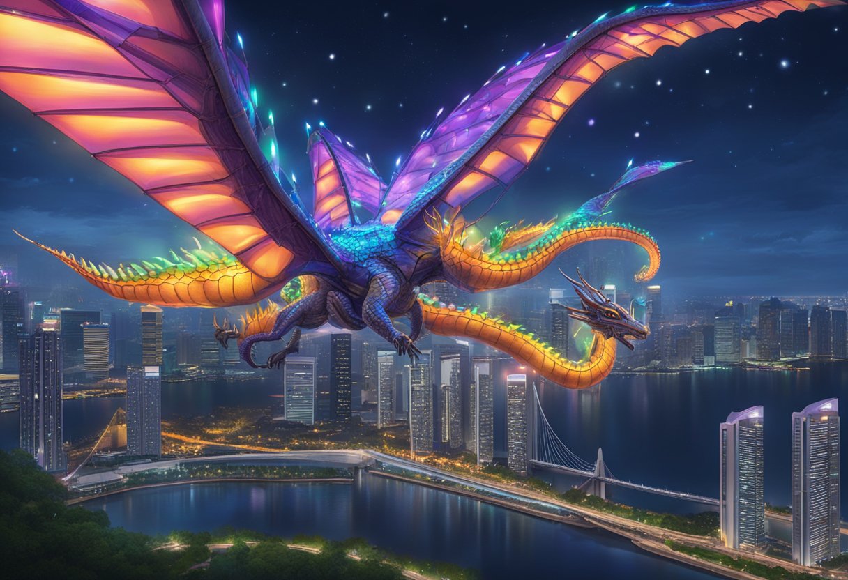 Dragon Drone Show Singapore A Spectacular Display of Technology and