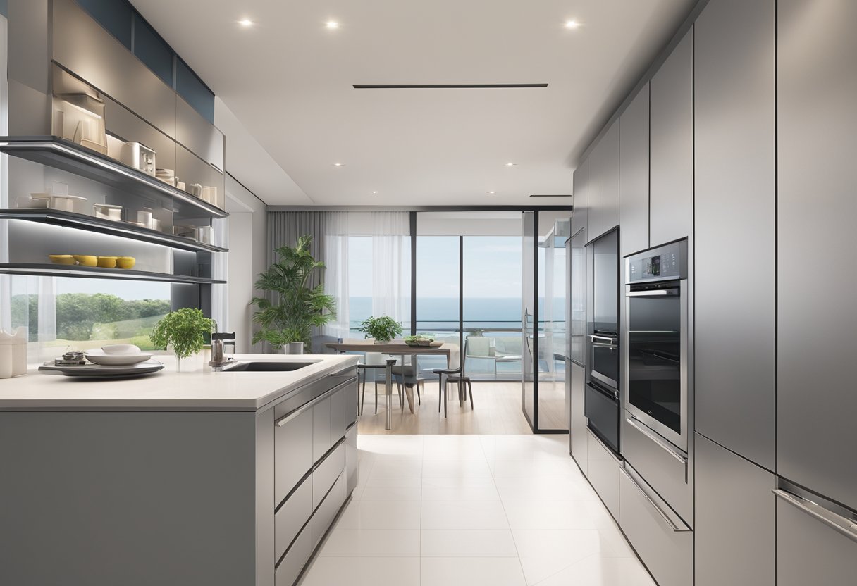 Rinnai Singapore's advanced technology in a sleek, modern setting with cutting-edge appliances and innovative features