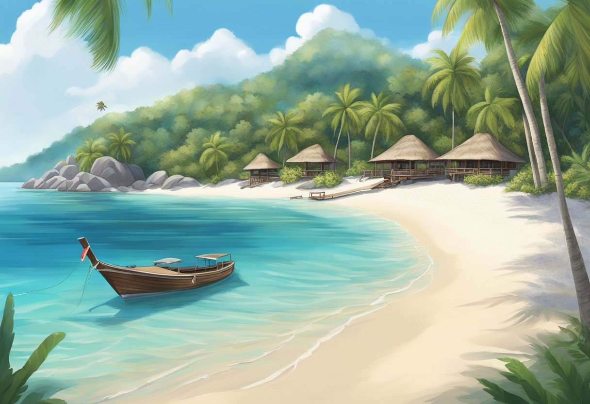 Upon arrival, the crystal-clear waters of Redang Island glisten under the warm sun, while palm trees sway gently in the breeze along the pristine white sandy beaches