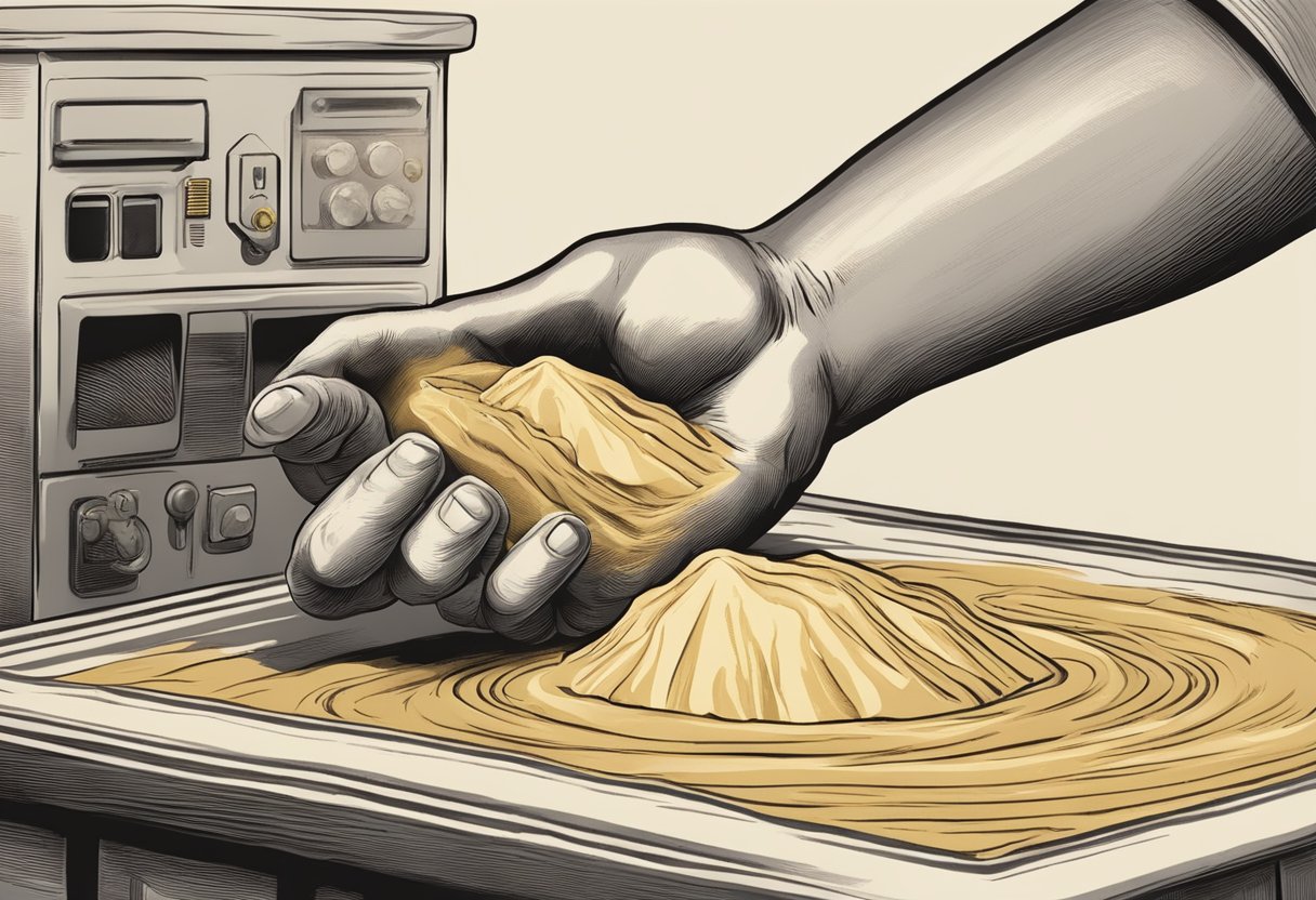 A hand reaches out to connect with Press Butter Sand in Singapore