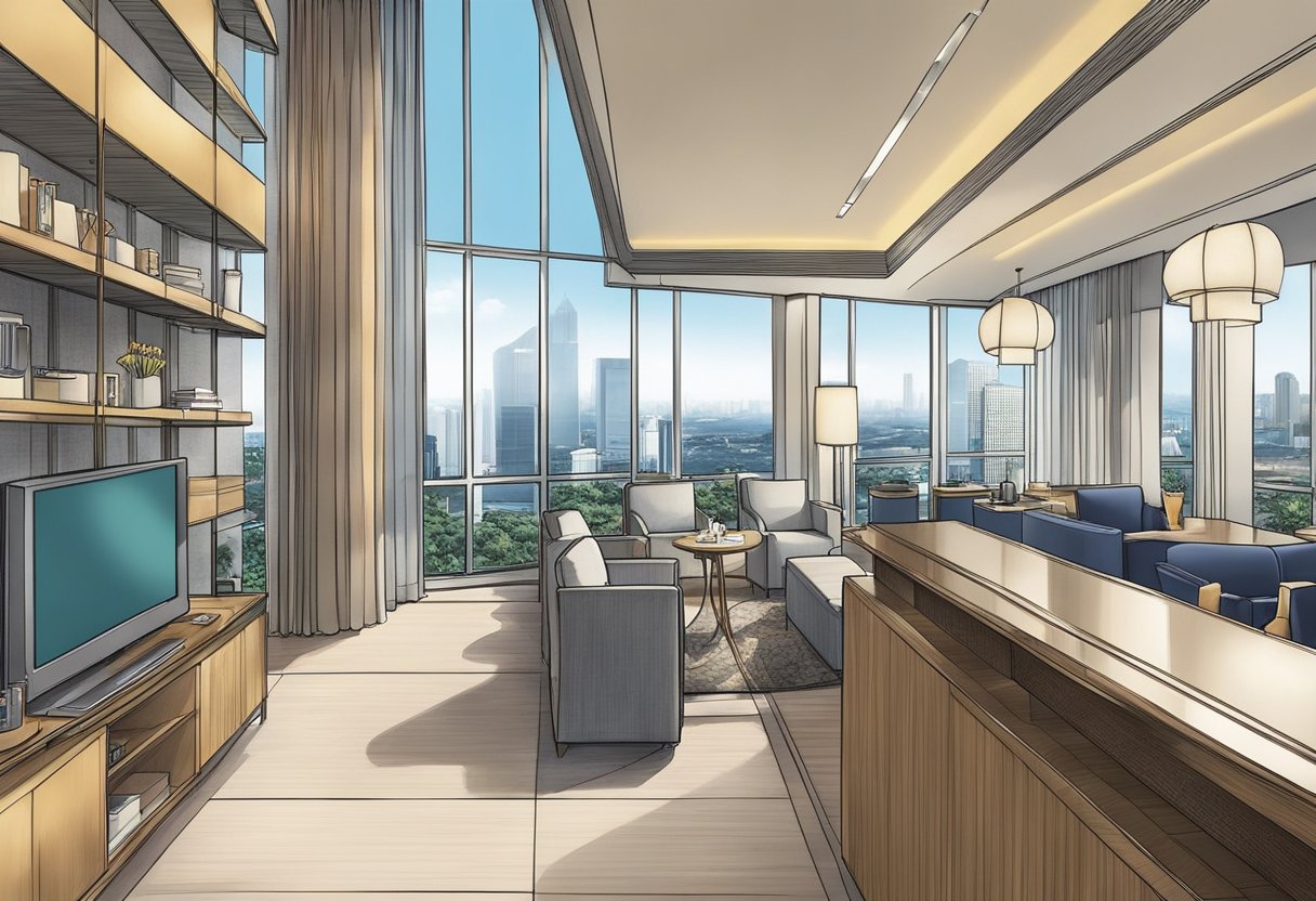 The Hilton Singapore Orchard stands tall amidst the bustling city, its modern architecture and luxurious amenities beckoning travelers to indulge in a world of comfort and elegance