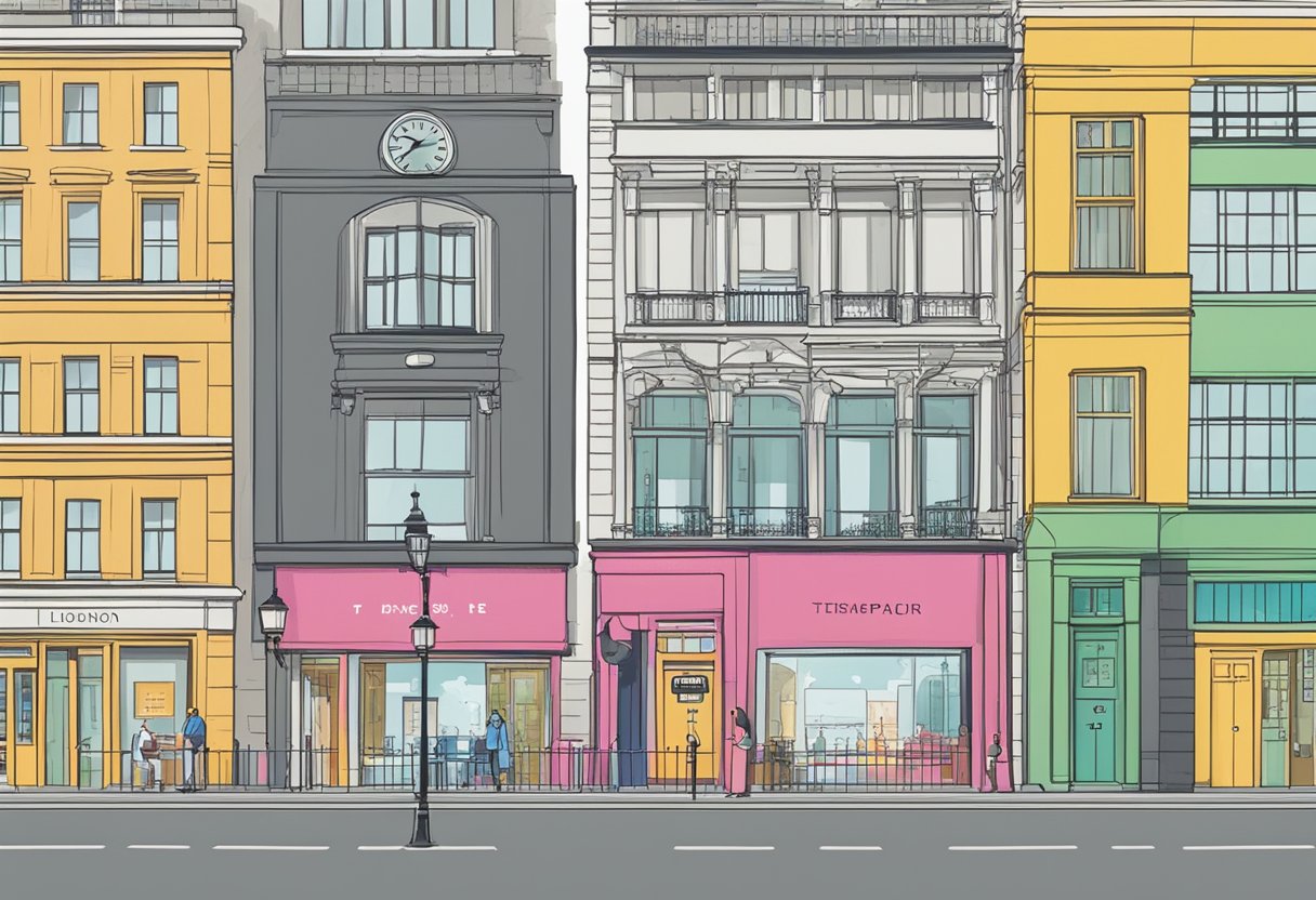 A clock showing 12:00 PM in London (BST) and another clock showing 7:00 PM in Singapore