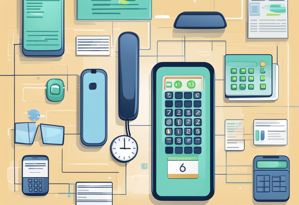 A phone with a Singaporean number displayed, surrounded by a list of unwanted call management options