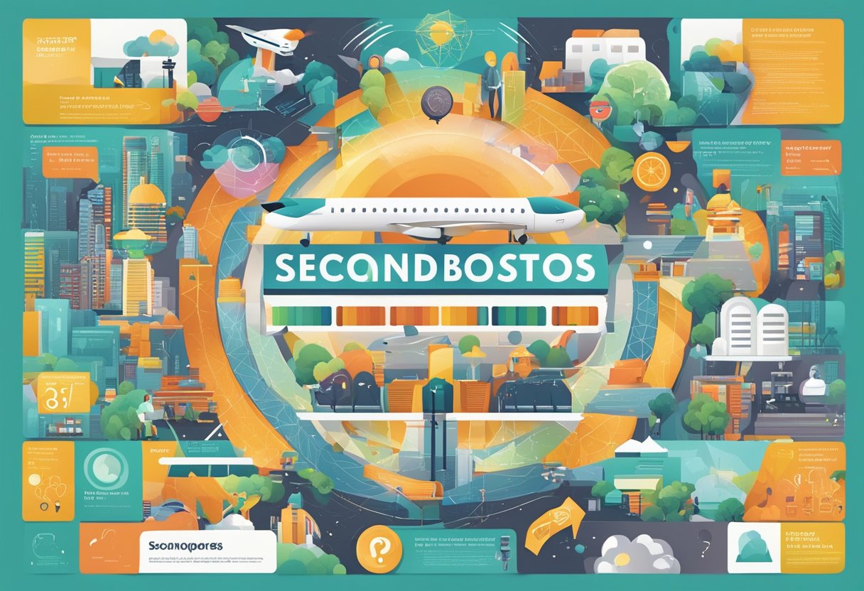 A colorful poster displaying "Frequently Asked Questions" and "Second Booster Singapore" with a bold, attention-grabbing font