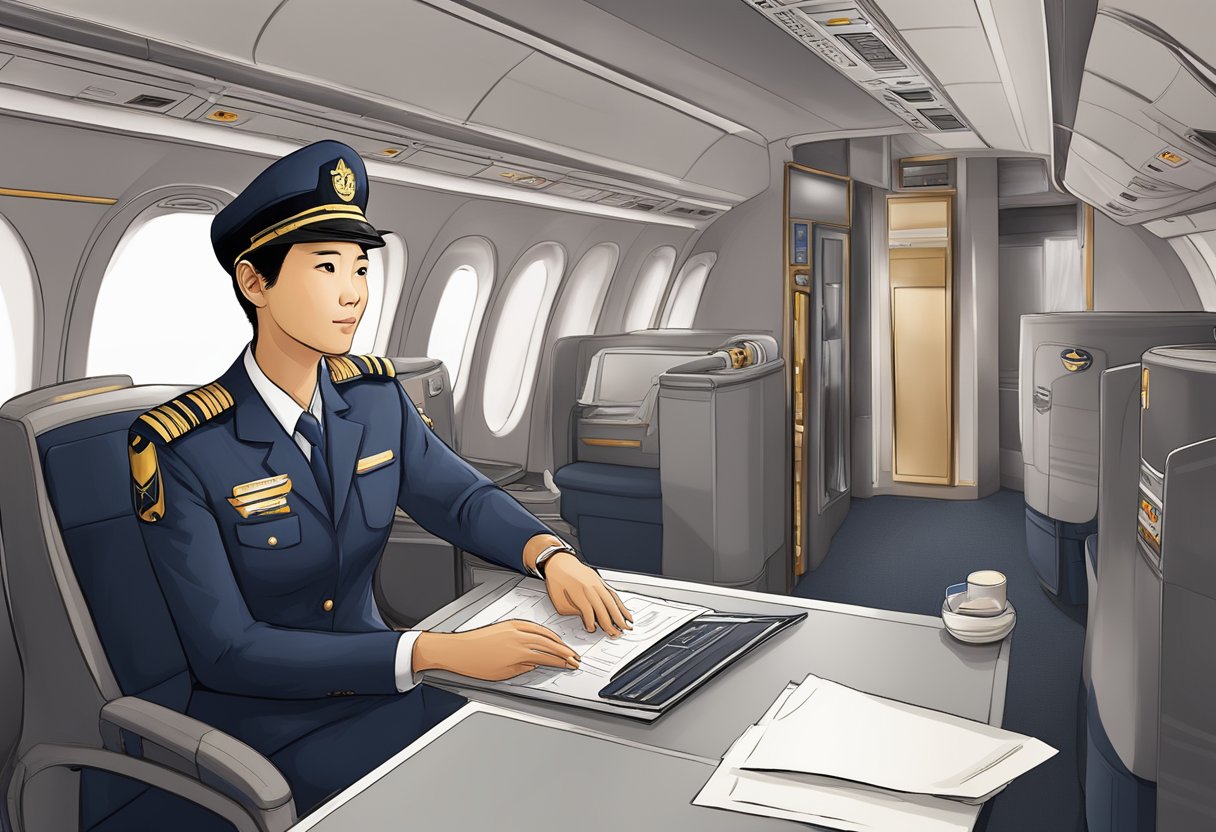 A Singapore Airlines pilot receives a competitive salary and benefits package, reflecting their high level of skill and responsibility