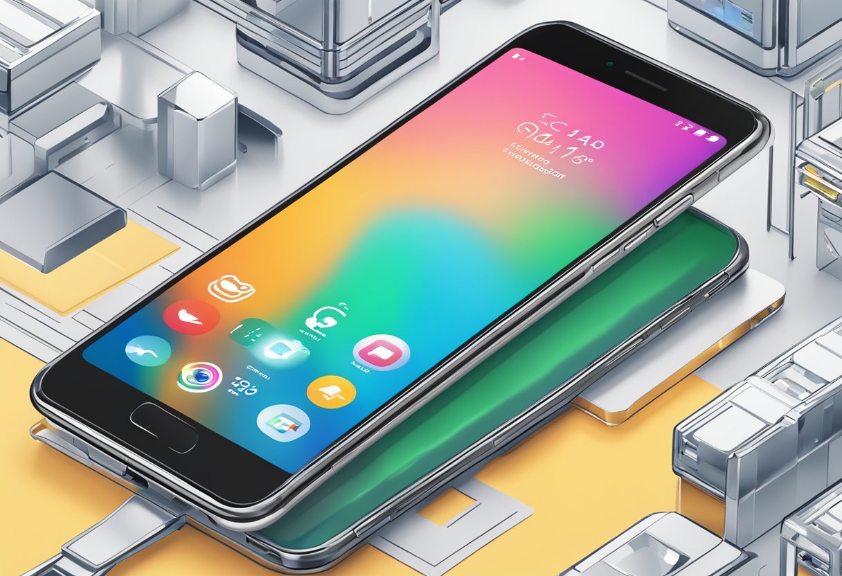 A smartphone with eSIM technology being activated in Singapore