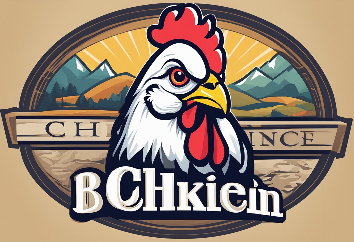 BHC Chicken's logo displayed prominently with promotional materials surrounding it