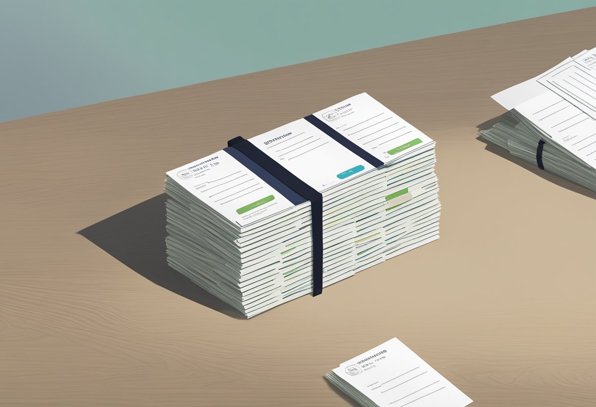 A stack of expired Singapore Rediscover vouchers on a table