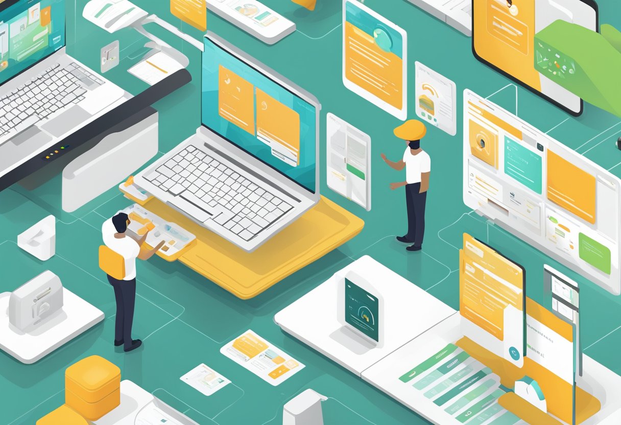 A user navigates the Temu Singapore platform, interacting with various features for a seamless and intuitive user experience