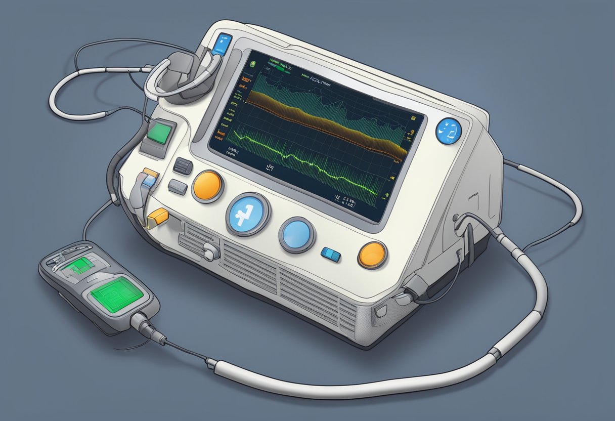 An ambulance's heart monitor displays a steady rhythm, symbolizing its impact on community and public health