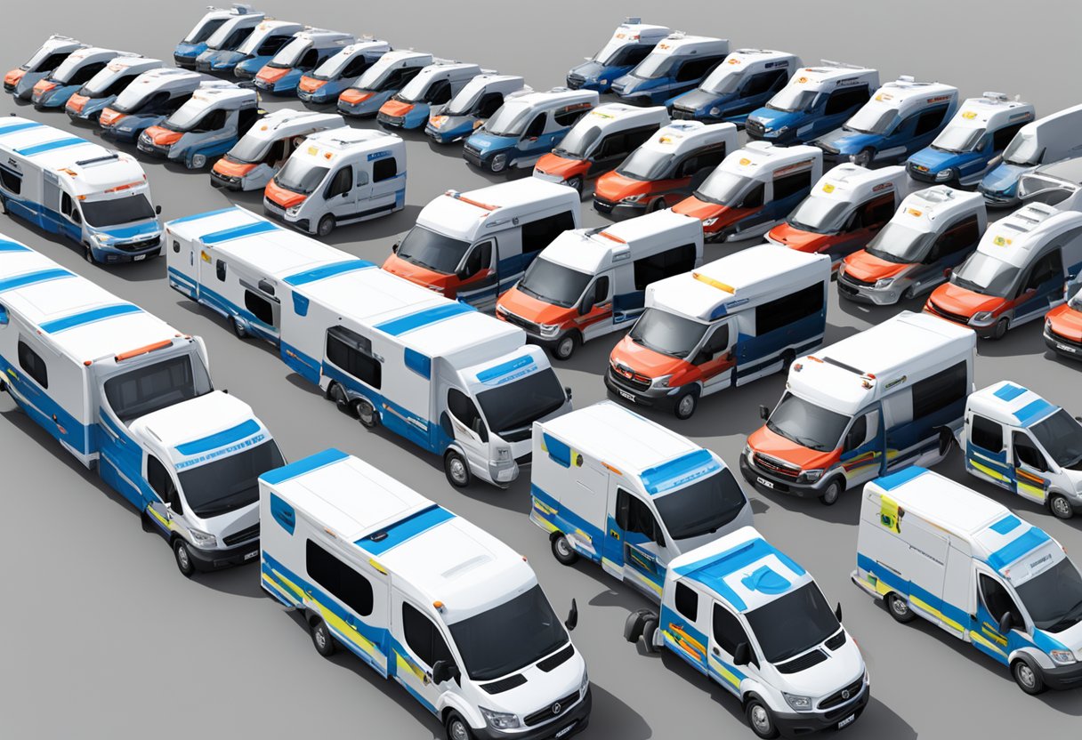 A fleet of SAMU ambulances expands and stands ready for service