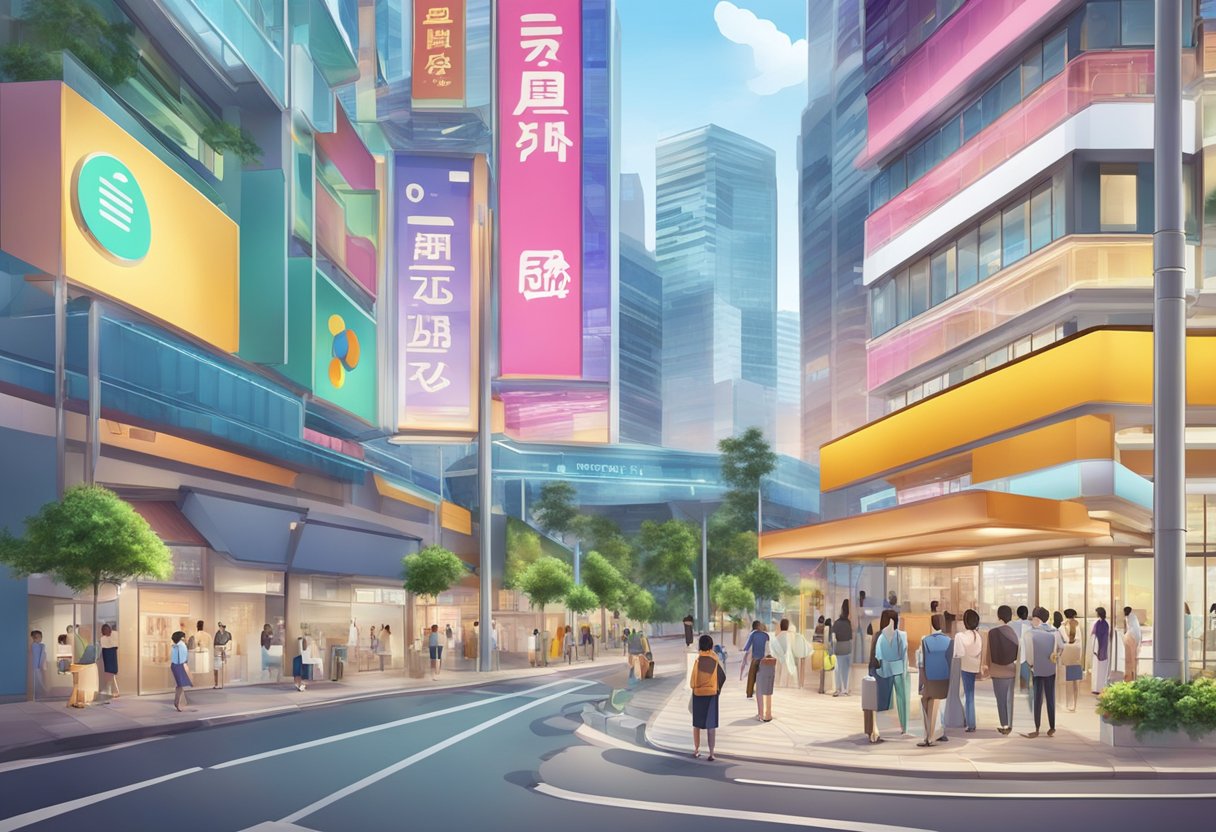 A colorful signboard with "Frequently Asked Questions" and the name "suzume singapore" displayed prominently