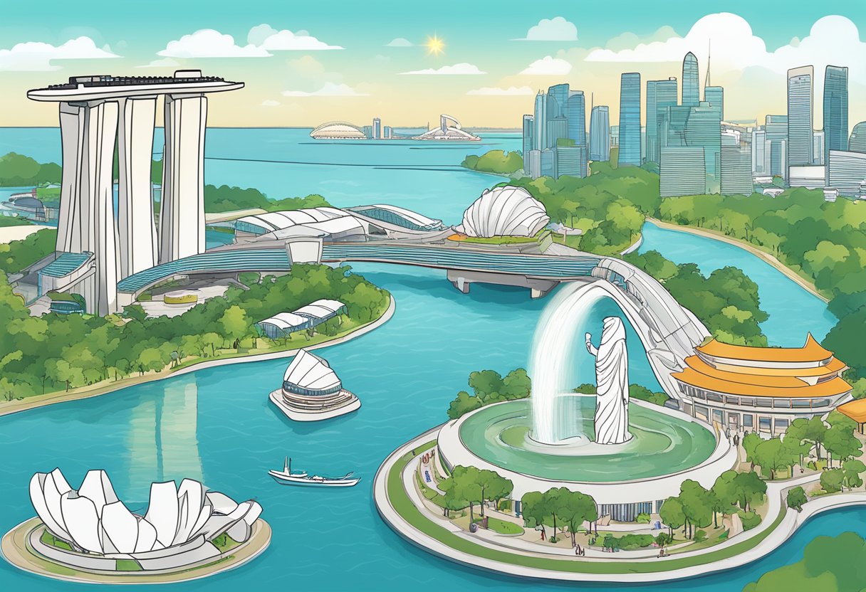 Discovering Singapore's iconic landmarks with WTS Travel: Merlion, Marina Bay Sands, and Gardens by the Bay