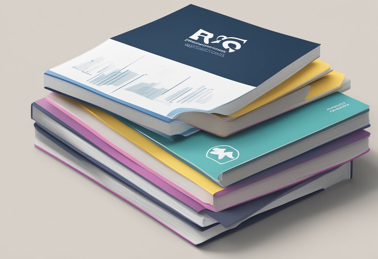 A stack of FAQ pamphlets with the title "Frequently Asked Questions srs singapore" prominently displayed on a table